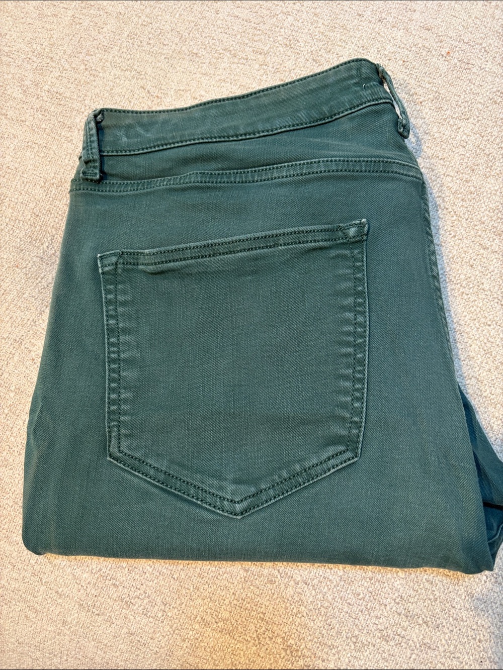 Warp + Weft Forest Green Stretch Jeggings